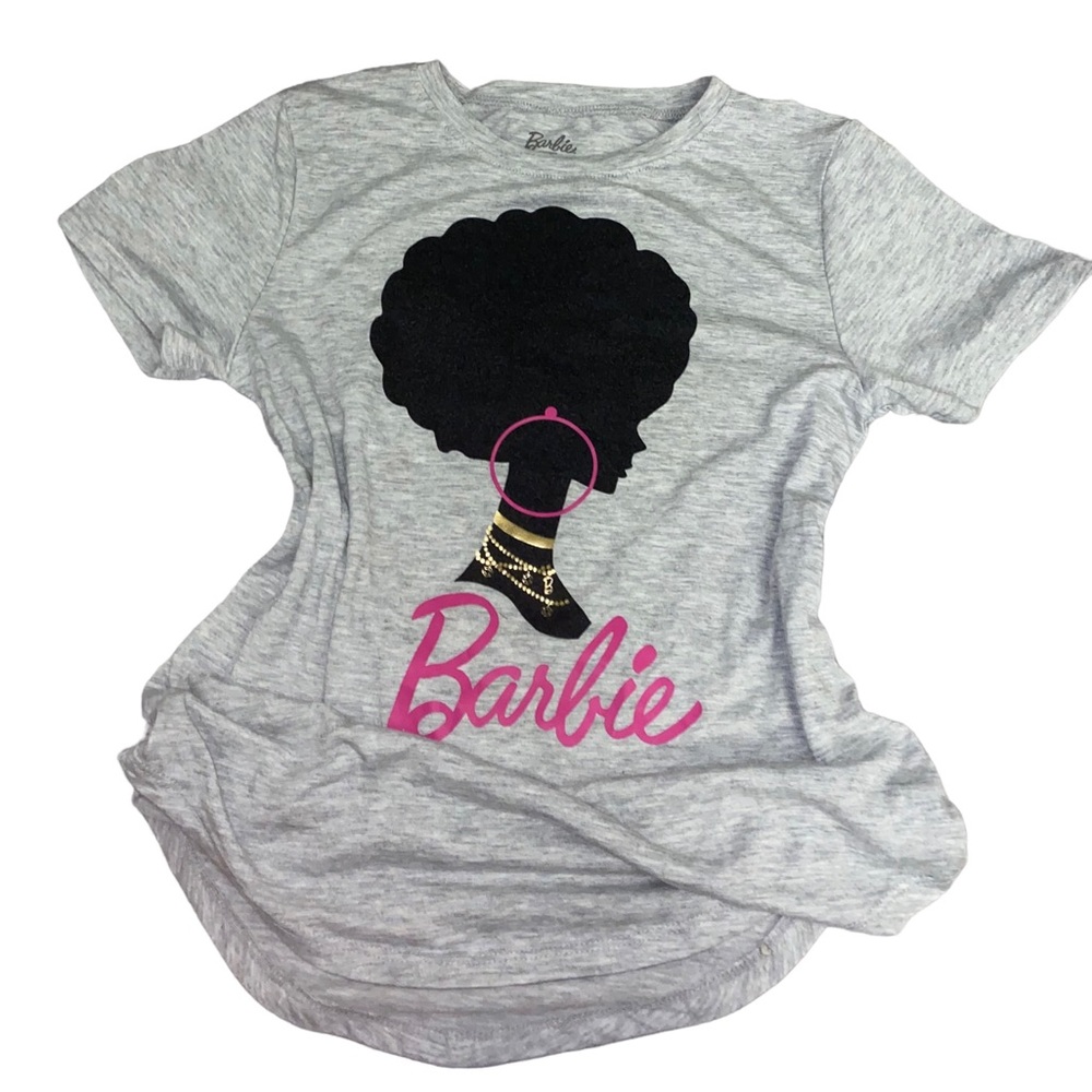 Barbie Shirt Grey Tshirt Small